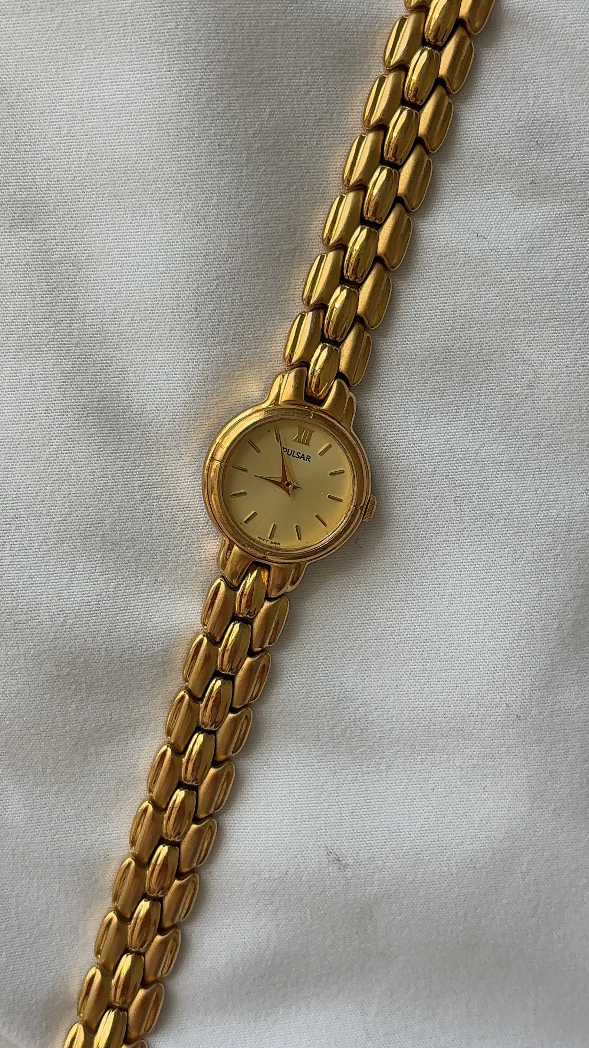 WORKING Pulsar Oval Link Watch