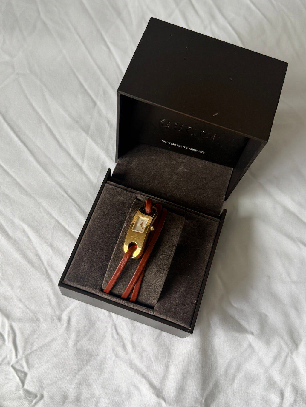 Gucci Leather Cord Watch
