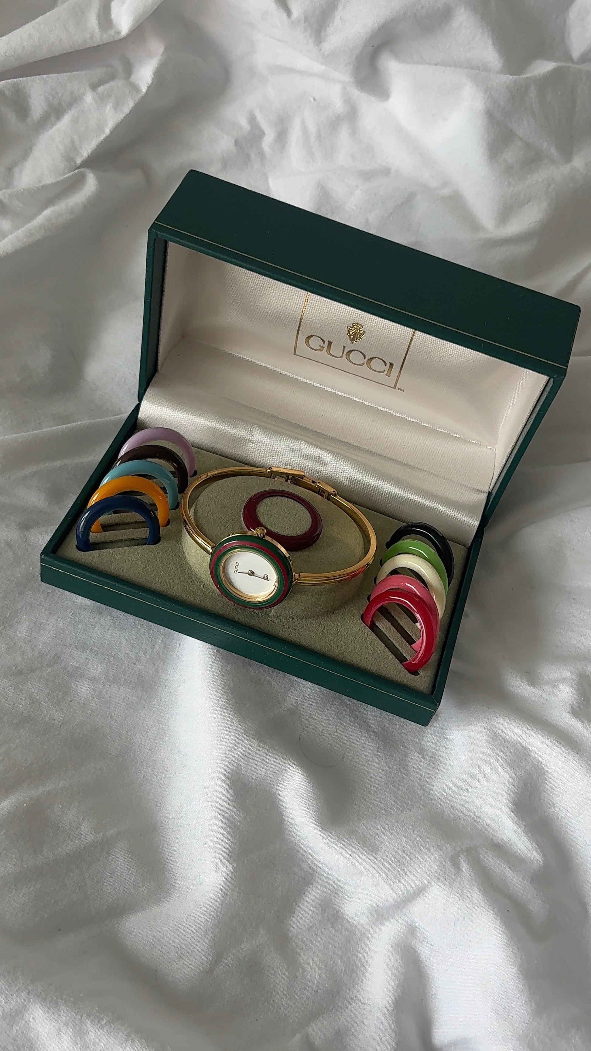 WORKING Gucci Interchangeable Bezel Set