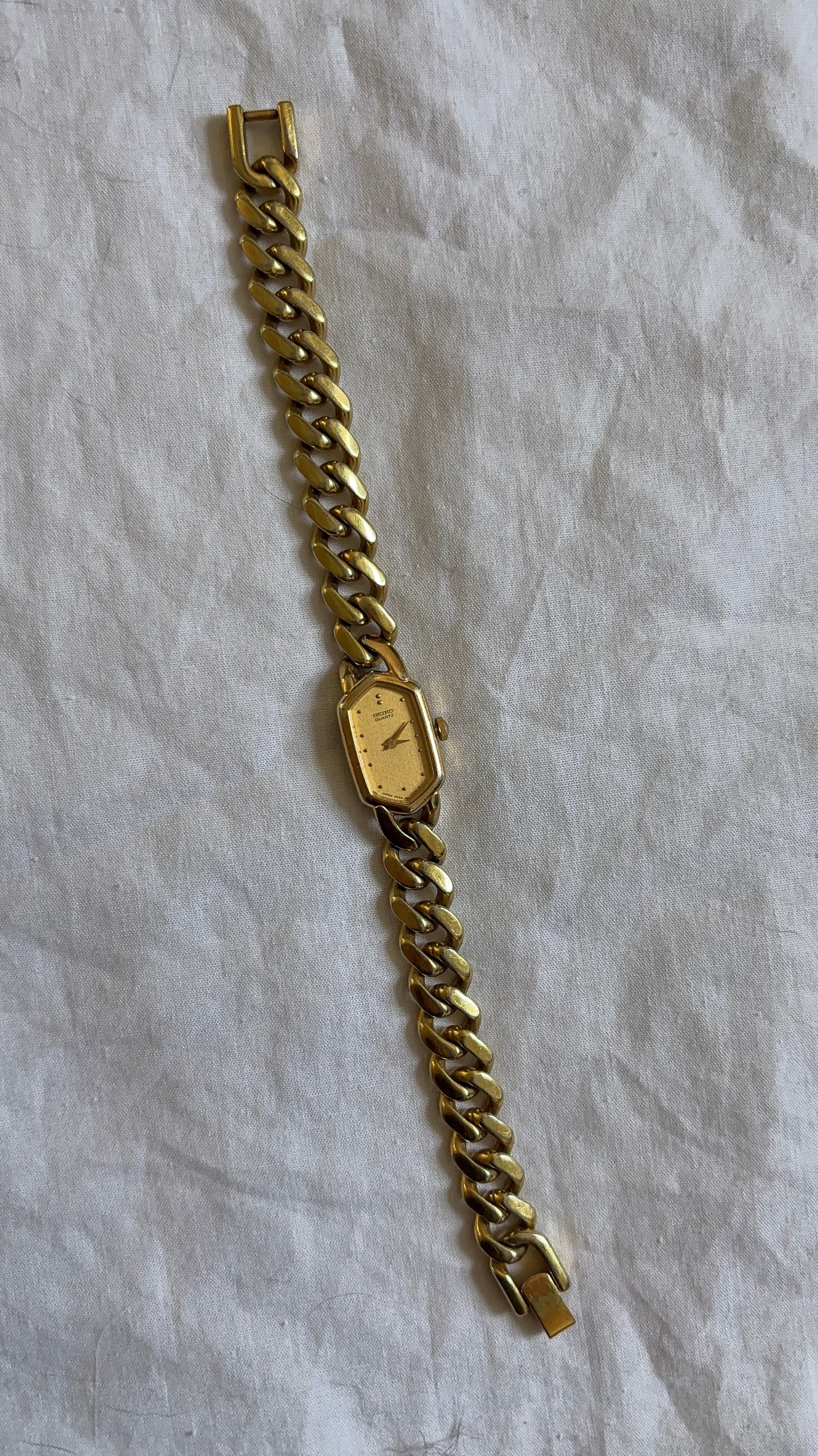 WORKING Seiko Chain Link Watch