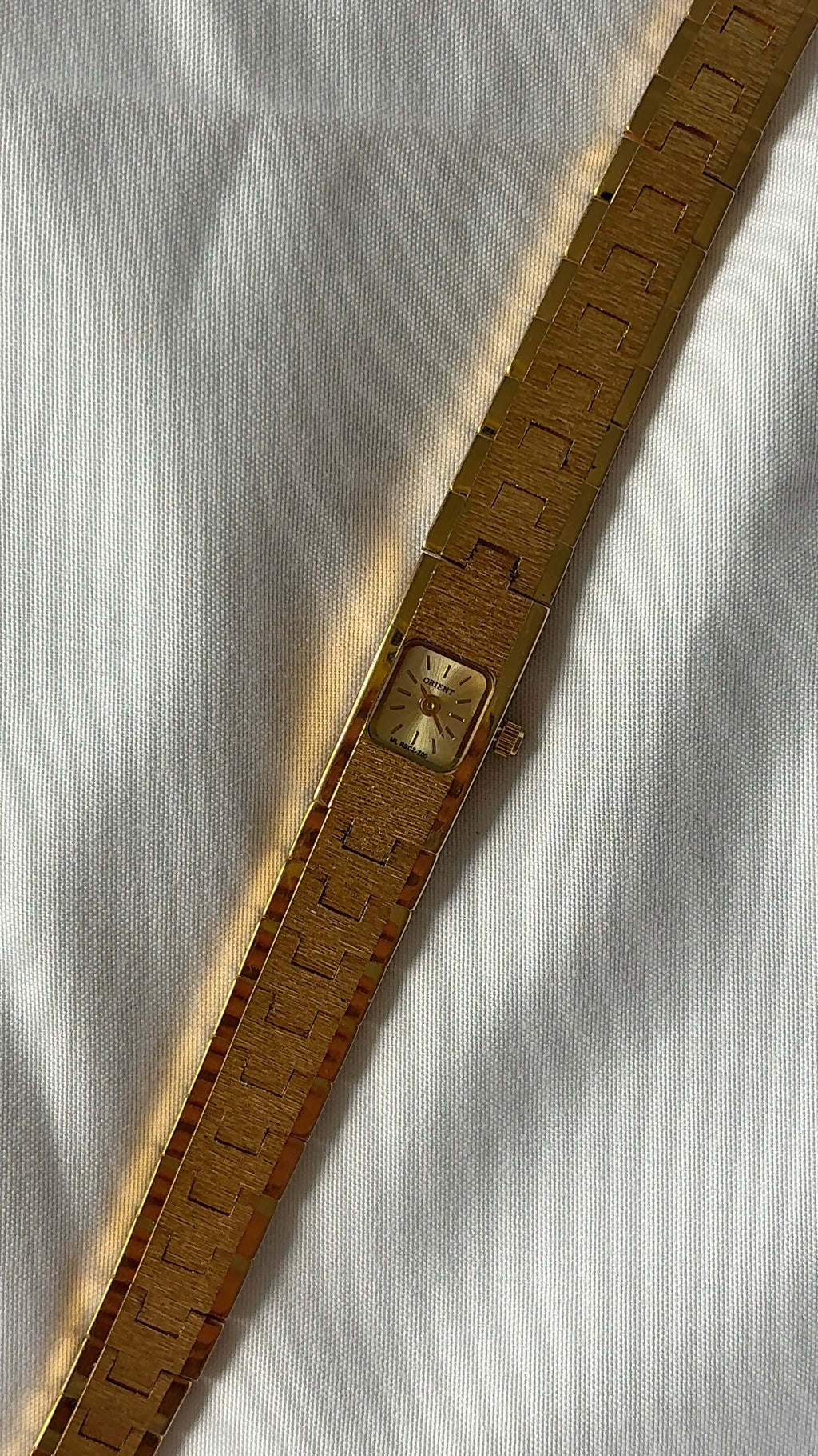 WORKING Gold-Tone Orient Watch