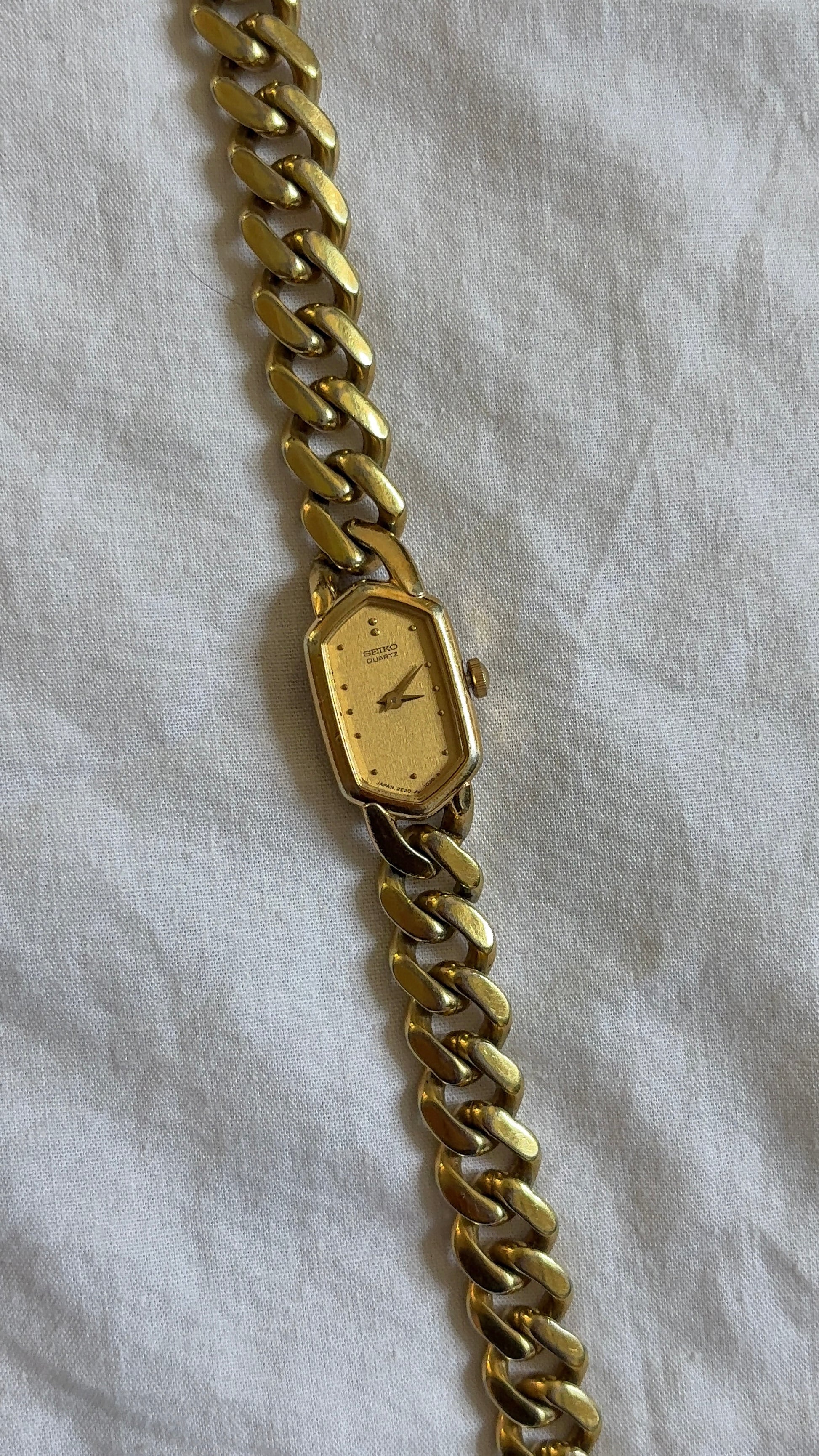 WORKING Seiko Chain Link Watch
