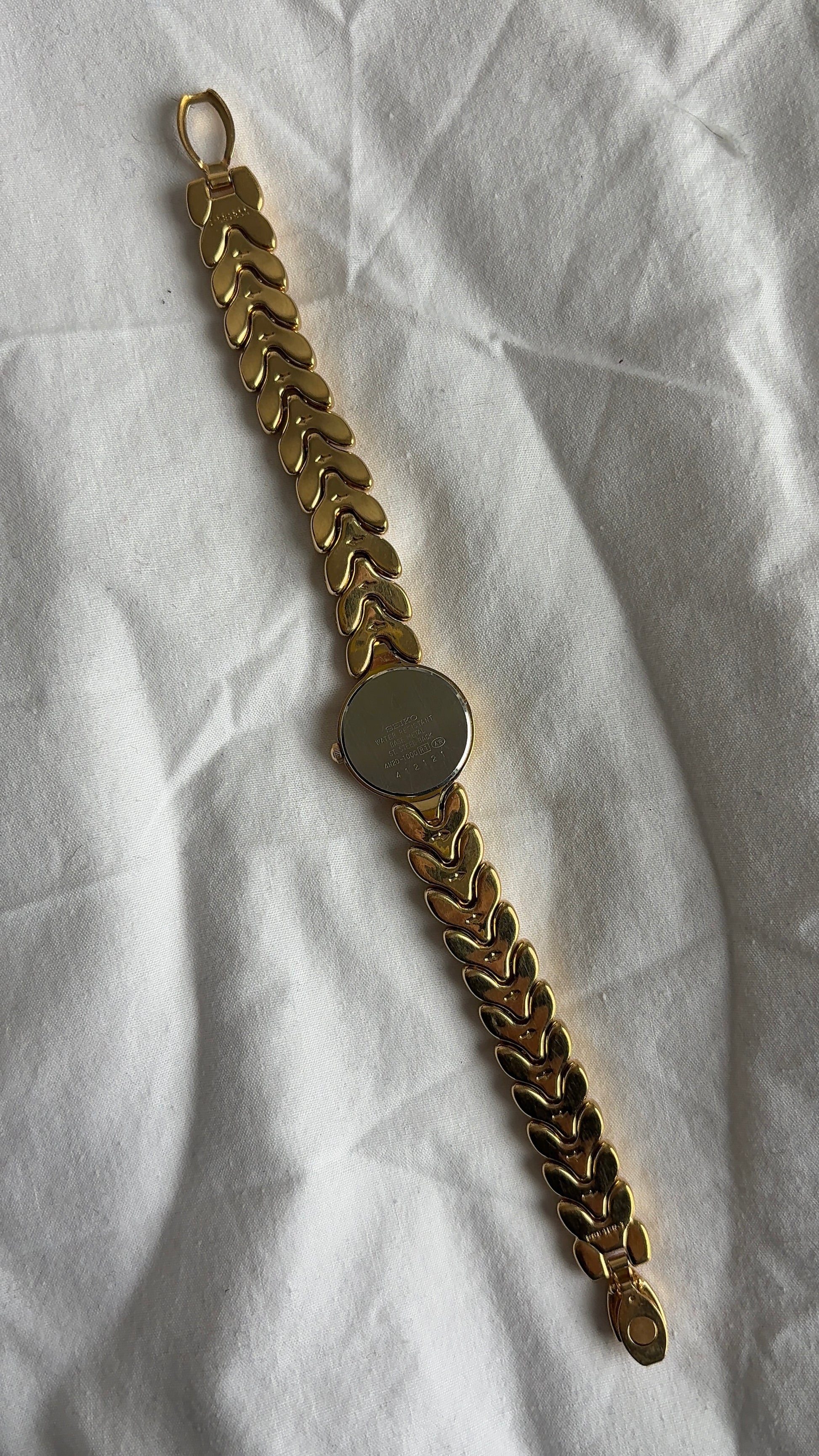 WORKING Gold-Tone Seiko Watch