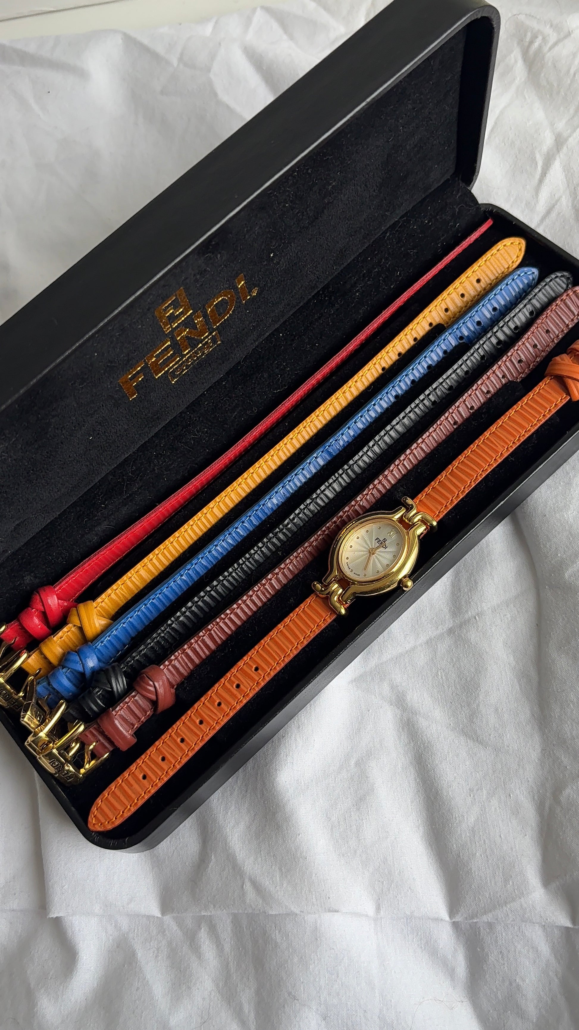 WORKING Fendi Interchangeable Band Watch Set