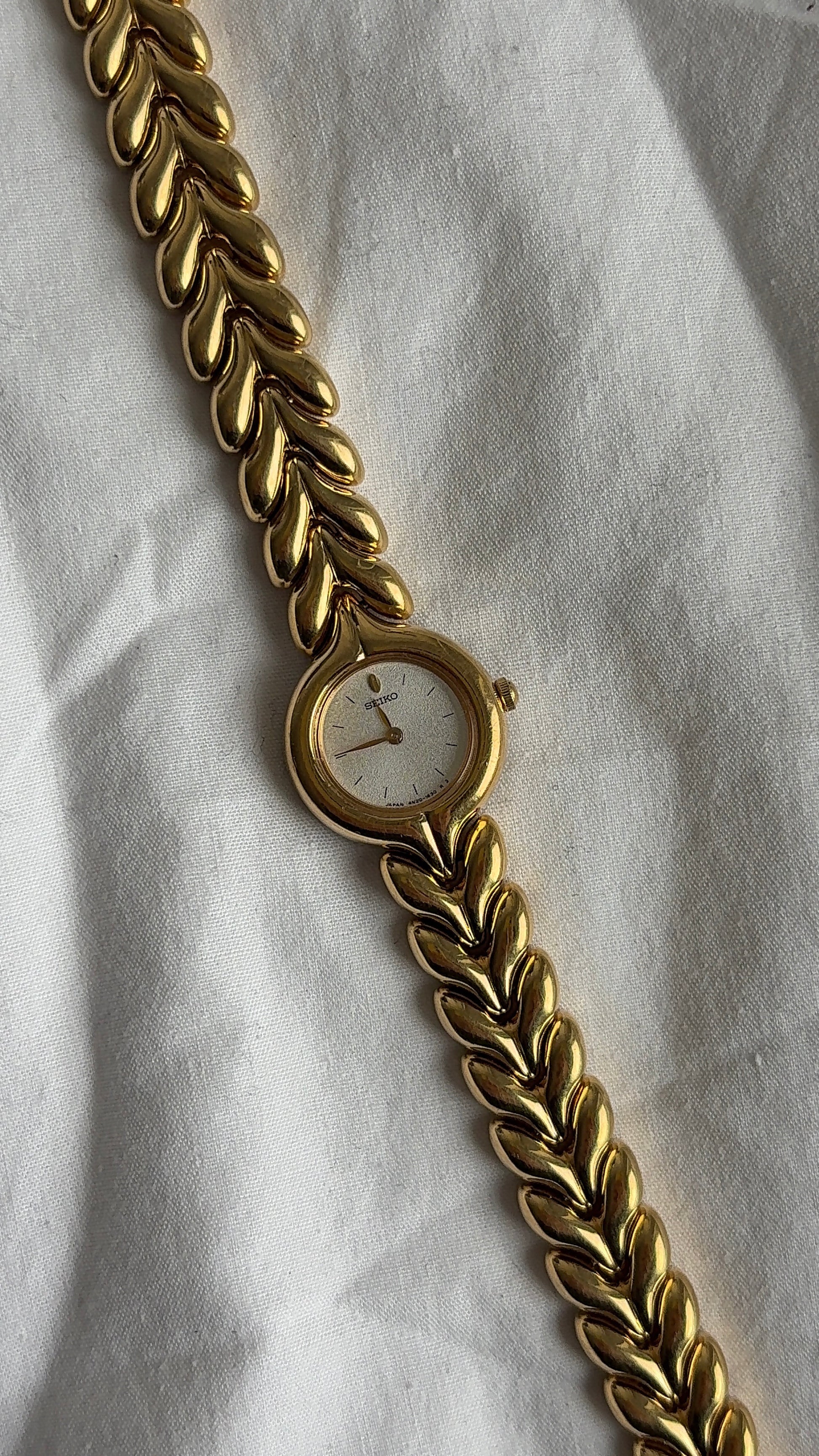 WORKING Gold-Tone Seiko Watch