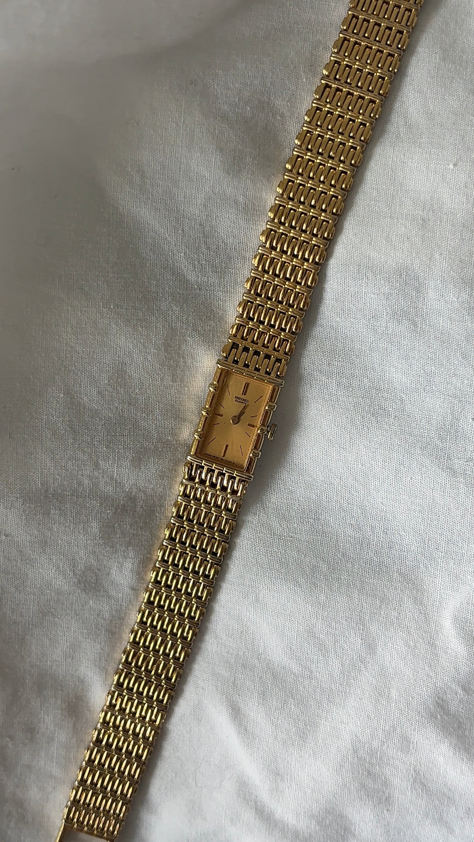 WORKING Seiko Tank Watch