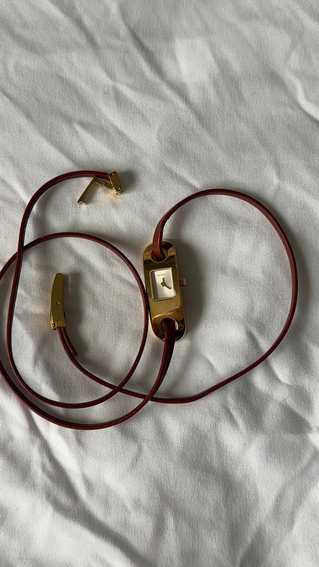 Gucci Leather Cord Watch