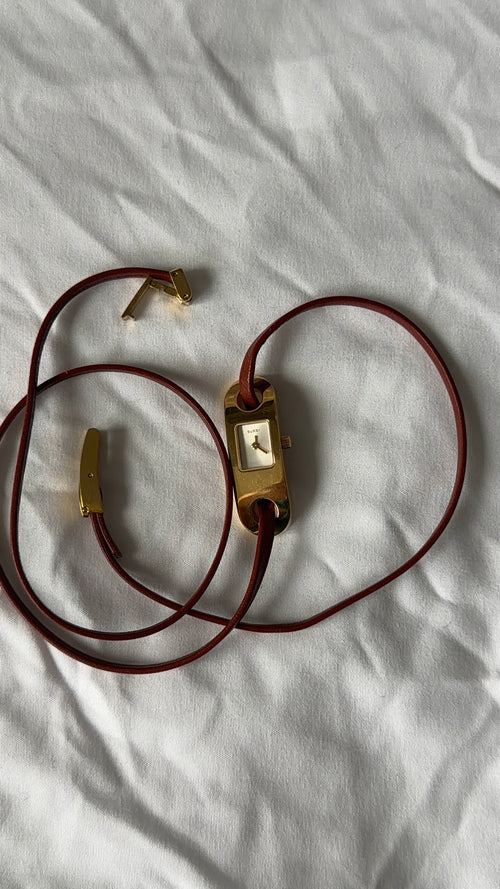Gucci Leather Cord Watch