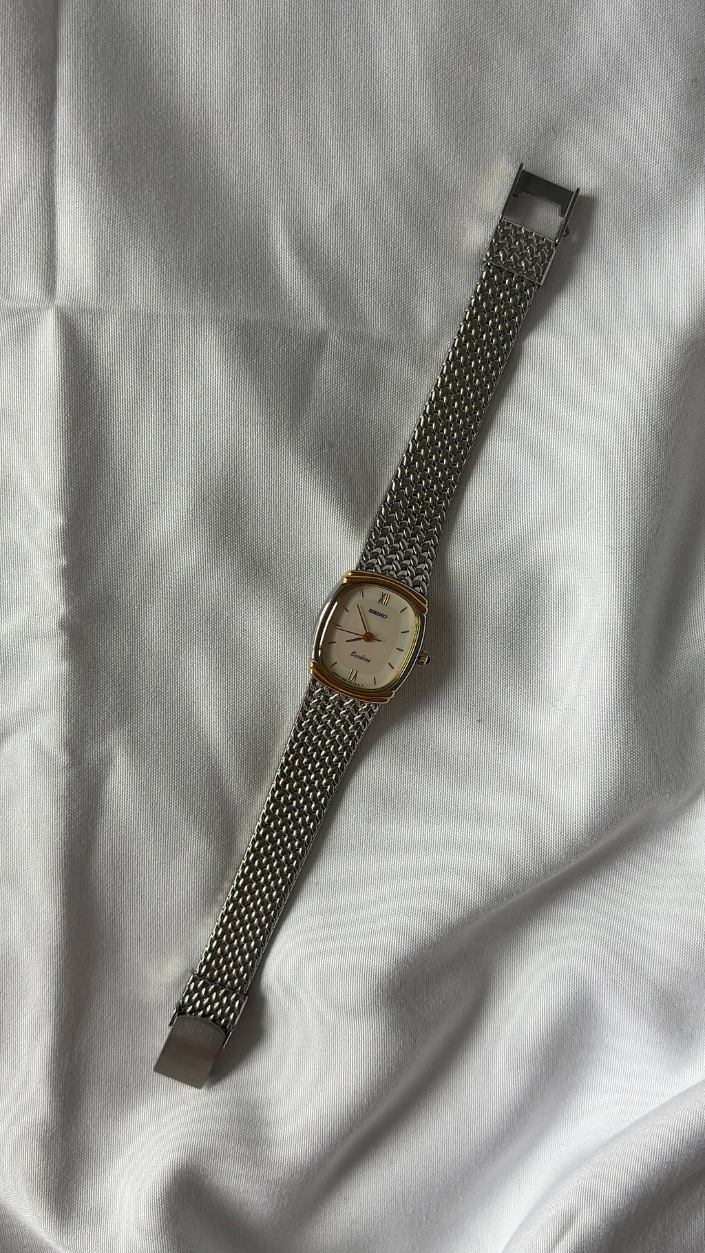 WORKING Dainty Seiko Two-Tone Watch