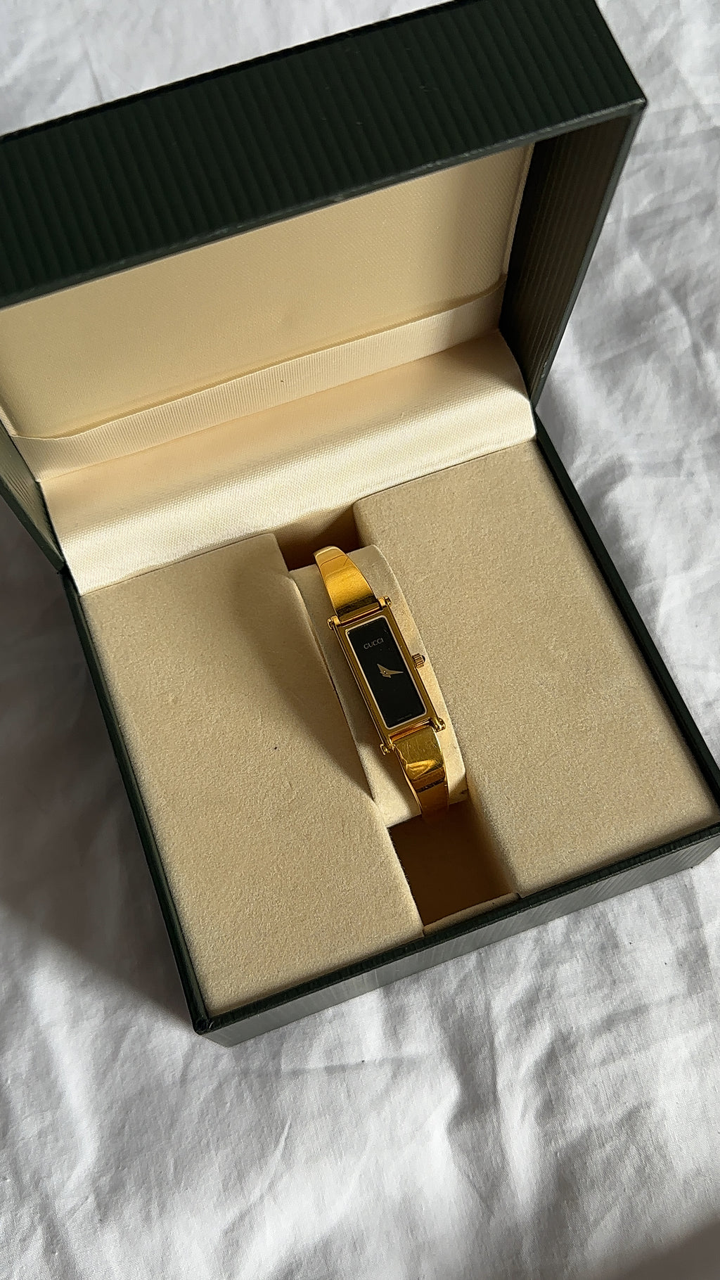 WORKING Black Dial Gucci Horsebit Watch