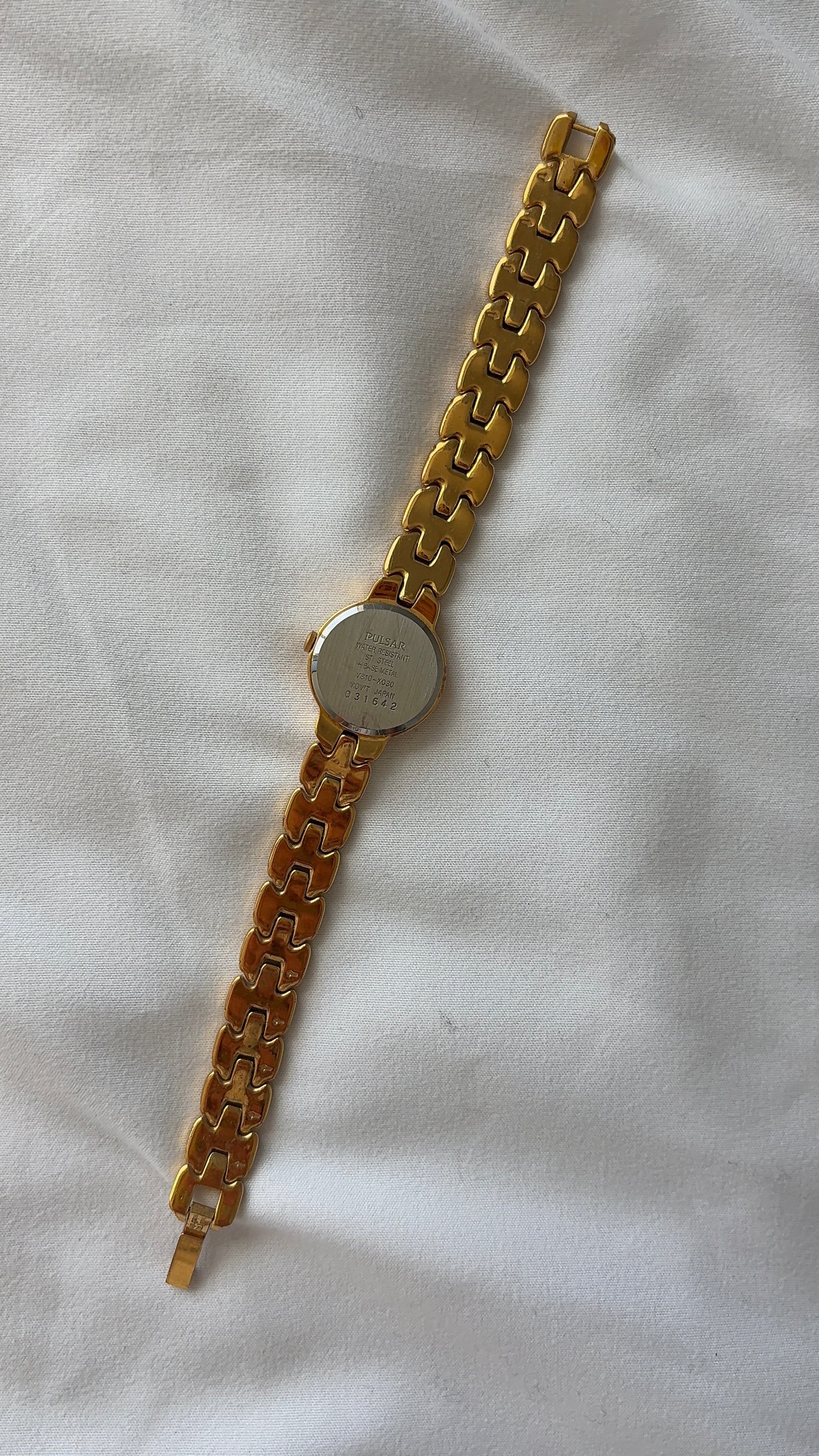 WORKING Pulsar Oval Link Watch