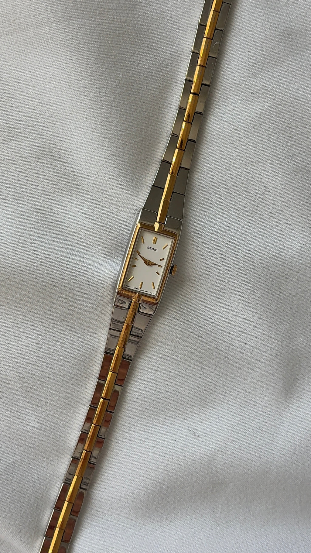 WORKING Seiko Rectangular Link Watch