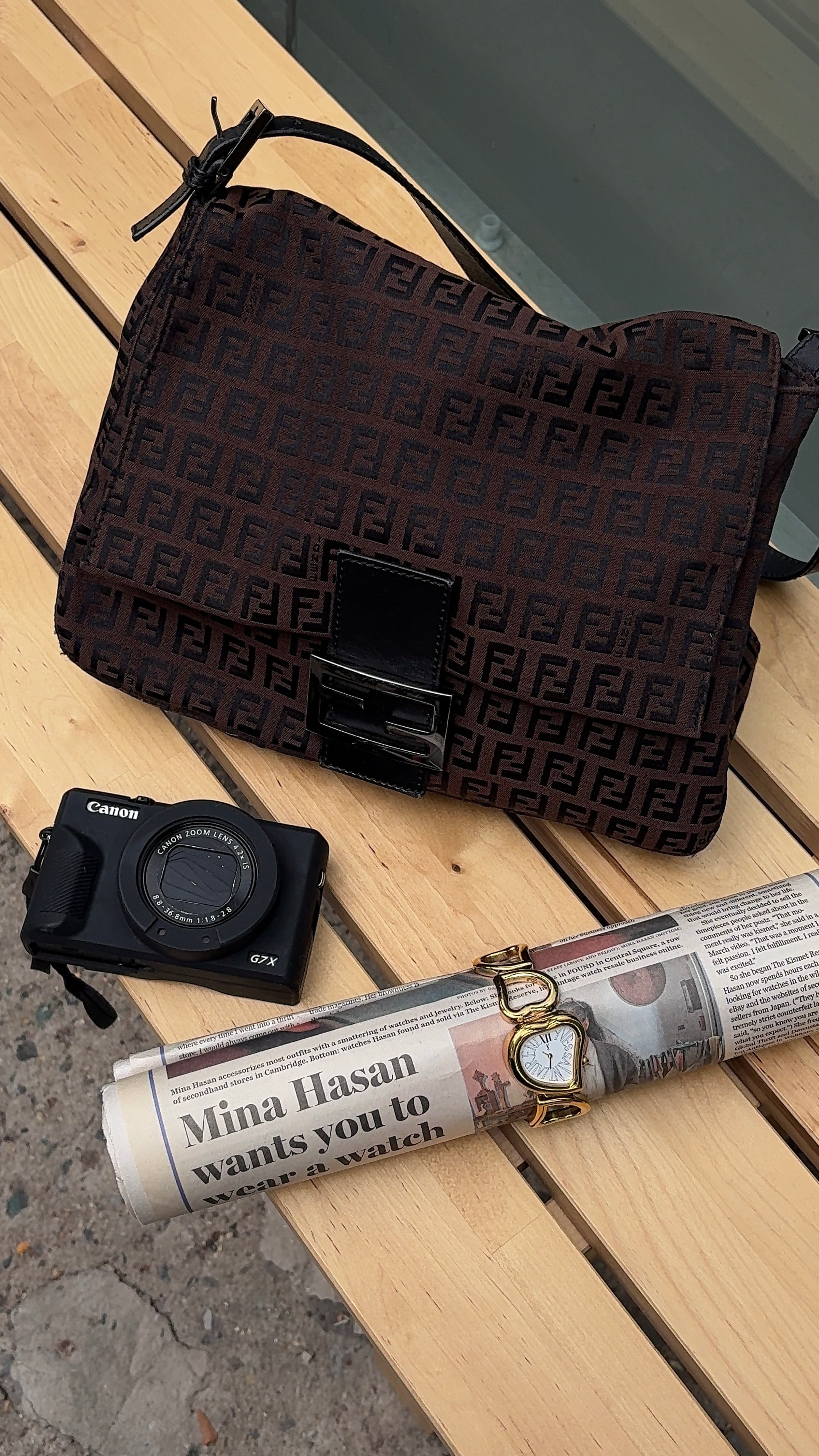 Fendi Zucca Mama Baguette
