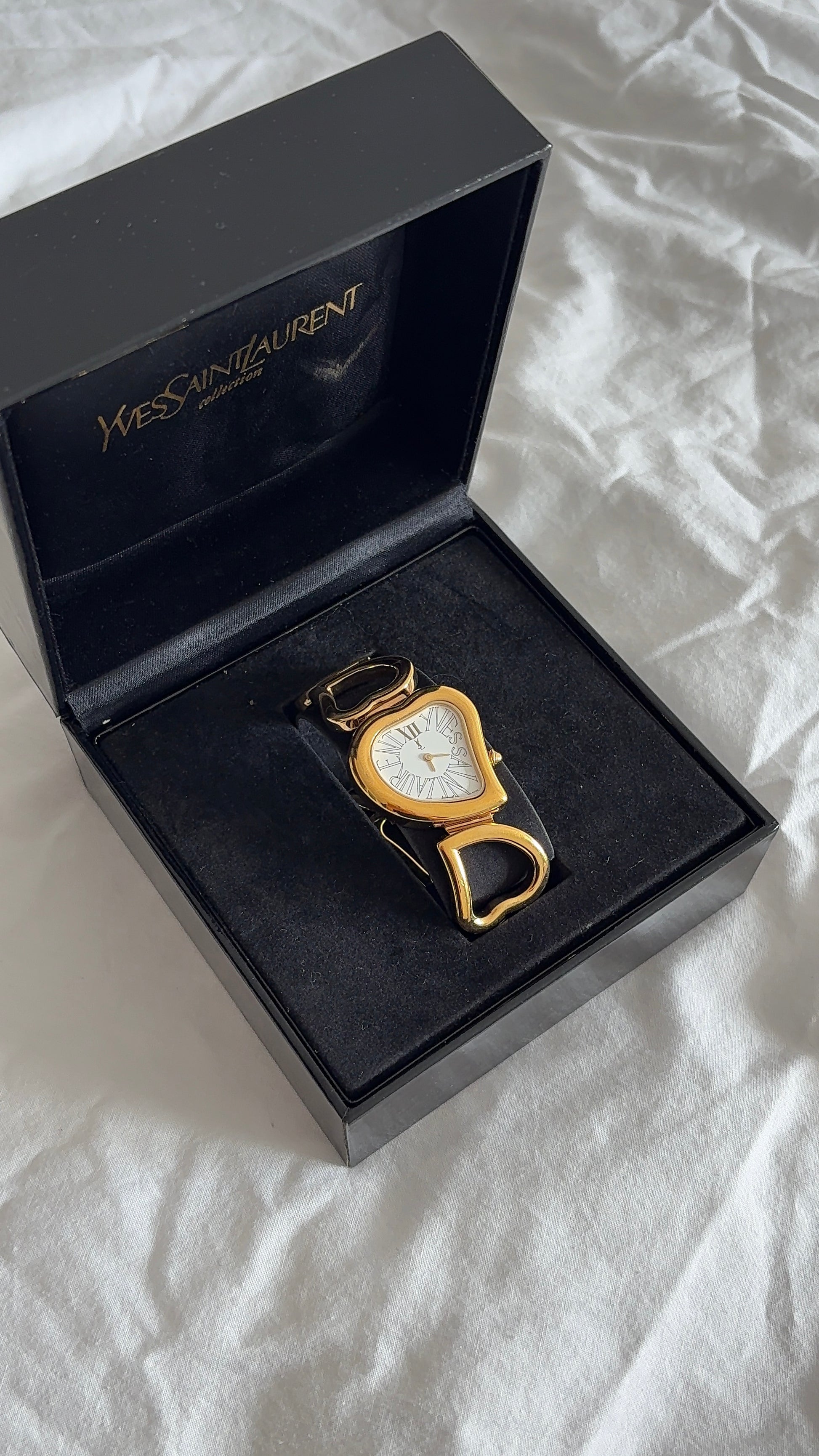 WORKING YSL Heart Shaped Watch with Authentication