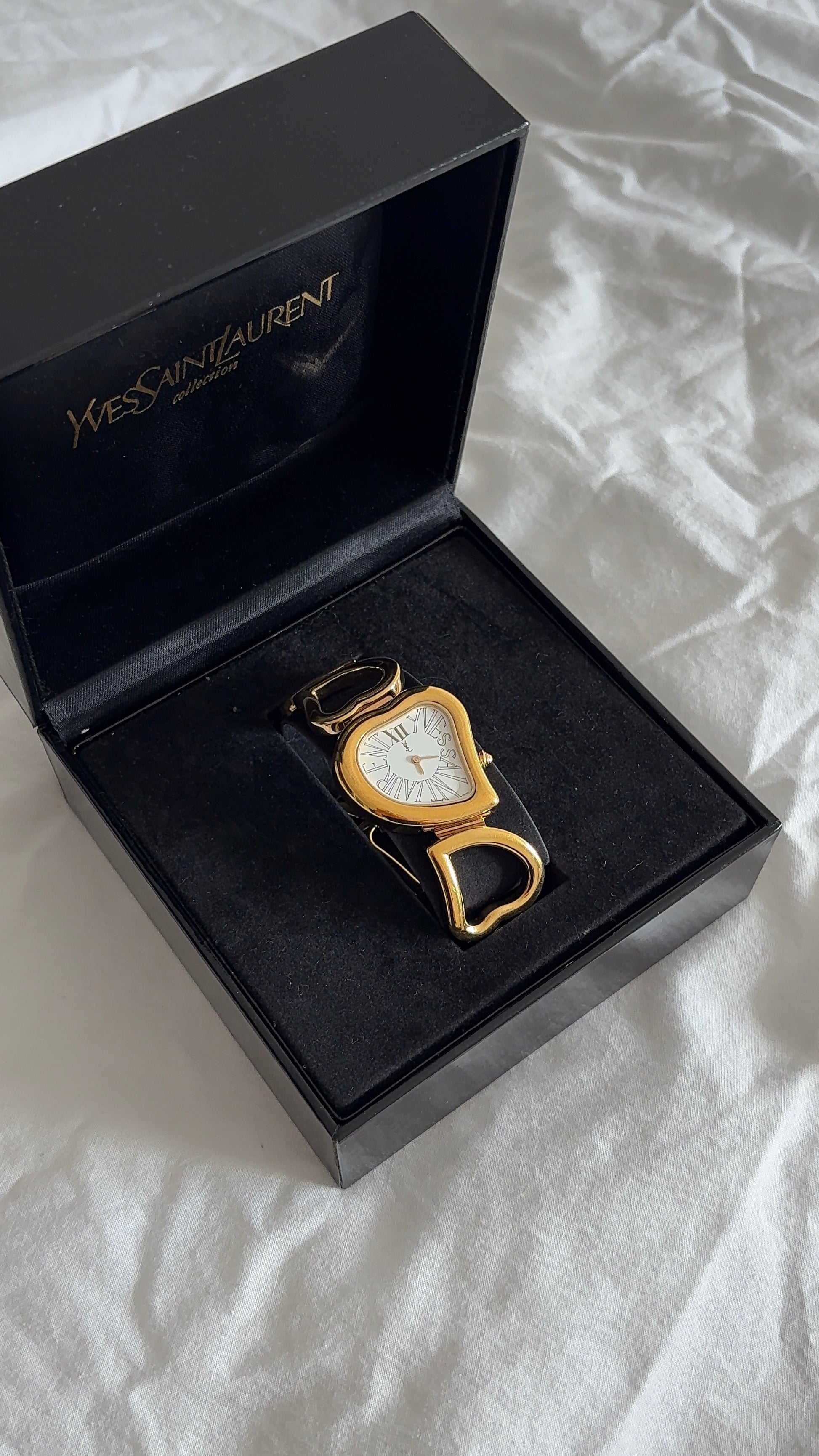 WORKING YSL Heart Shaped Watch with Authentication