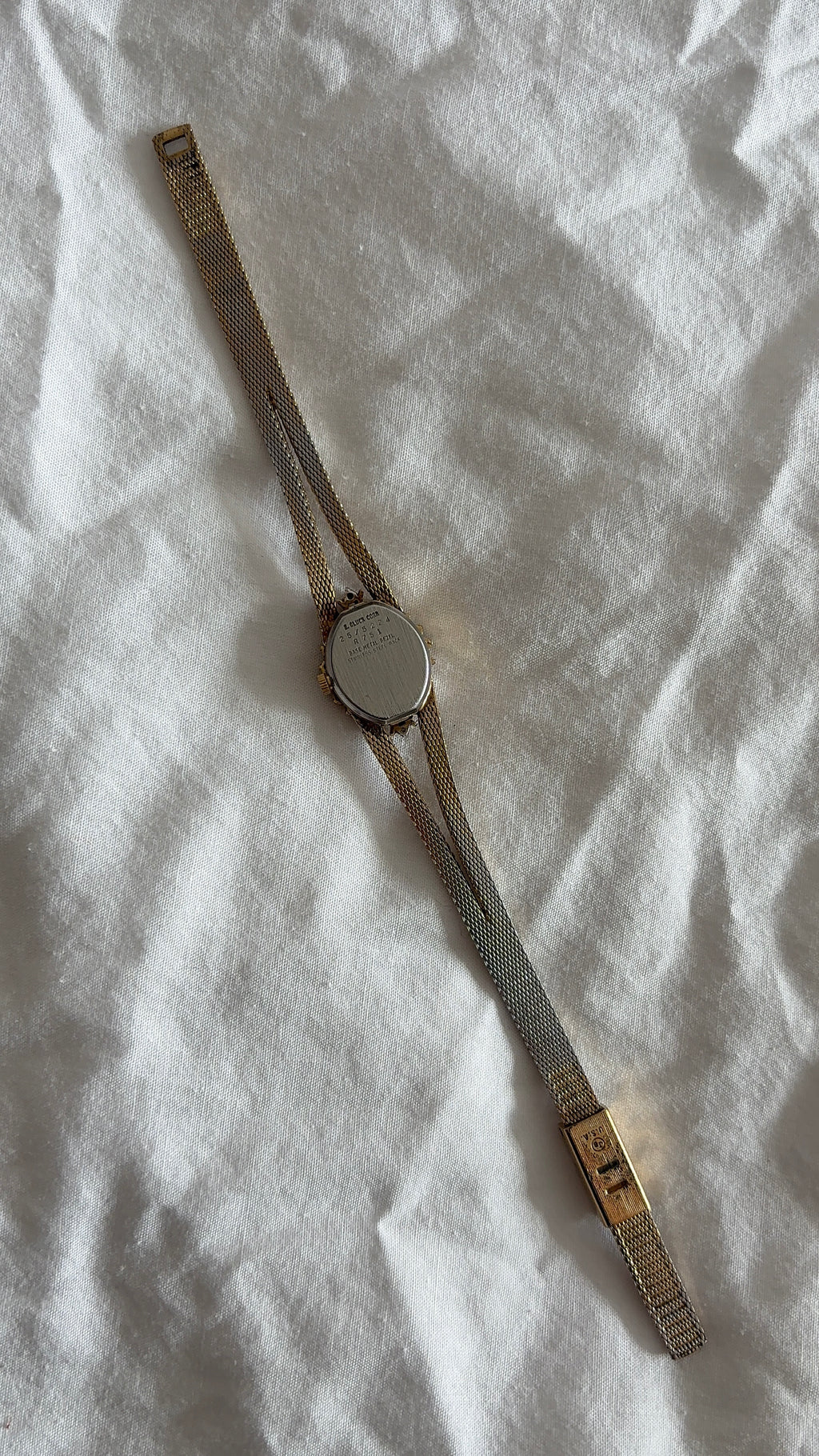 WORKING Deauville Gold Braided Mesh Watch