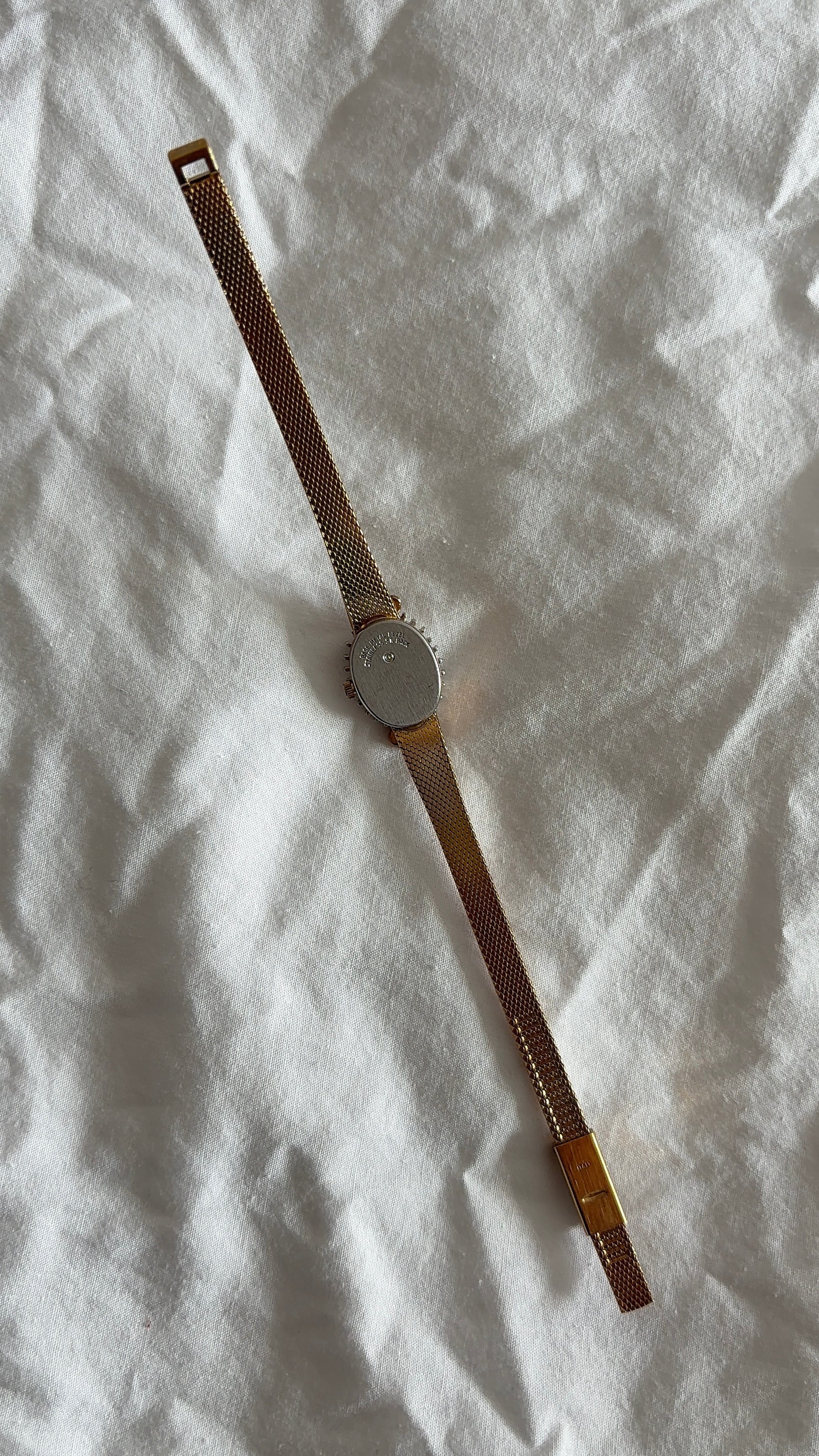 WORKING Deauville Pink Gemstone Textured Band Watch