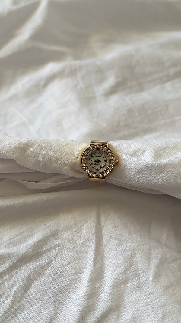 Gold-Tone Expansion Watch Ring