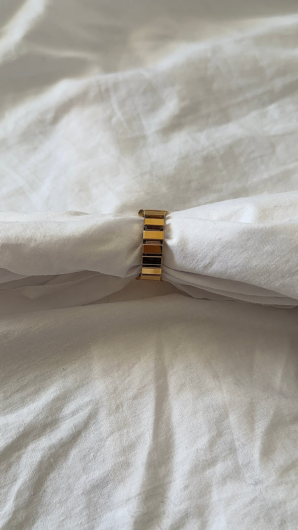 Gold-Tone Expansion Watch Ring