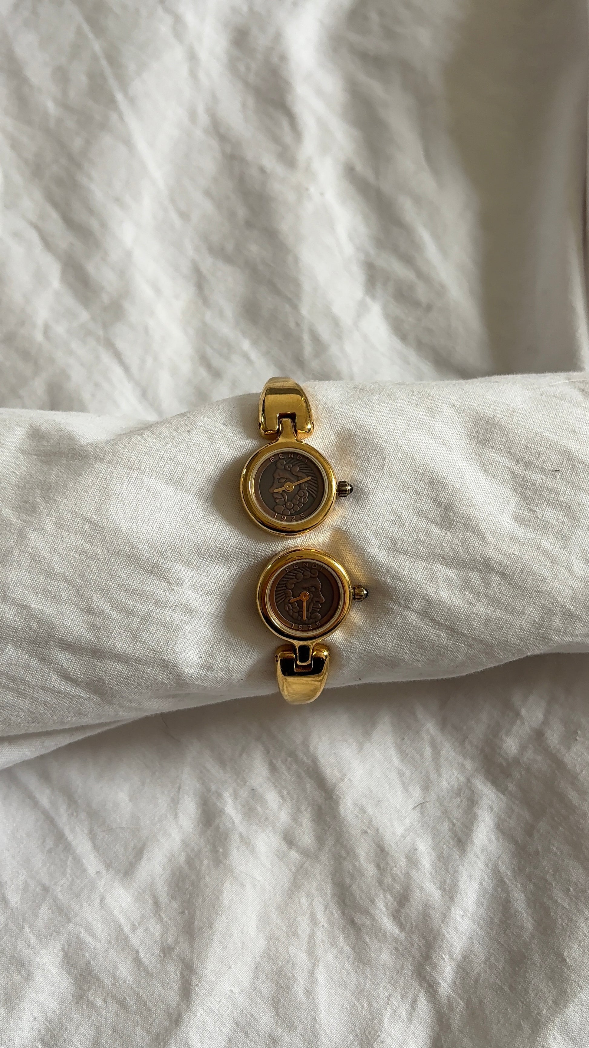 WORKING Fendi Dual-Dial Watch