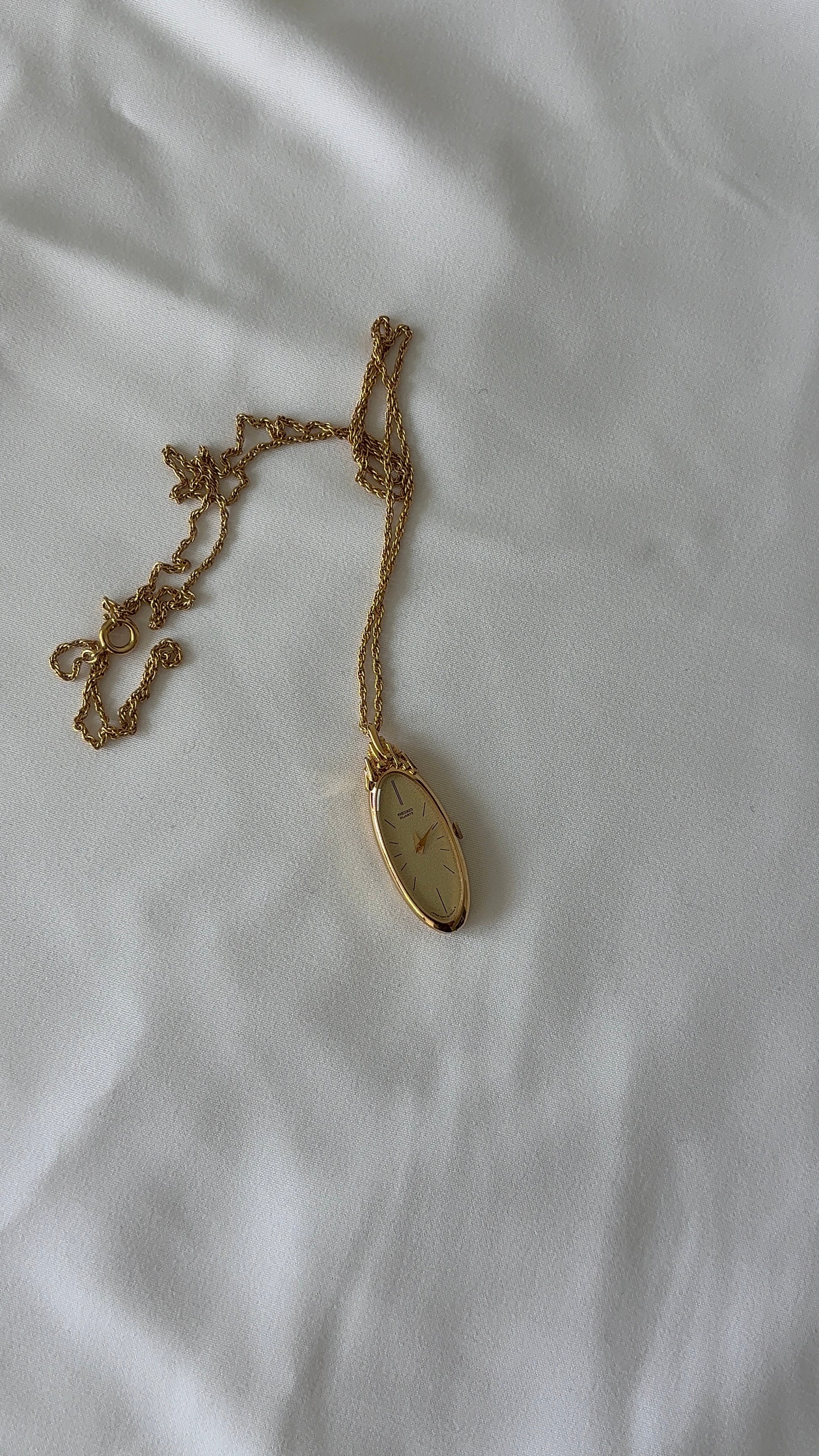 WORKING Rare Seiko Watch Necklace
